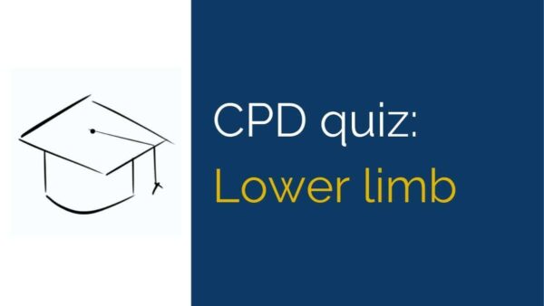 lower limb injury quiz