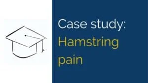 hamstring pain