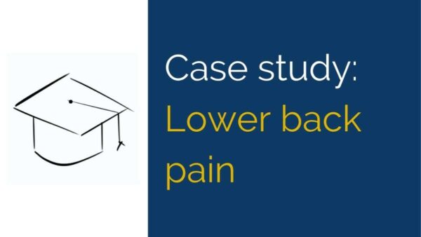case study on lower back pain