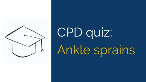 ankle sprain quiz