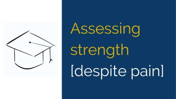assessing strength